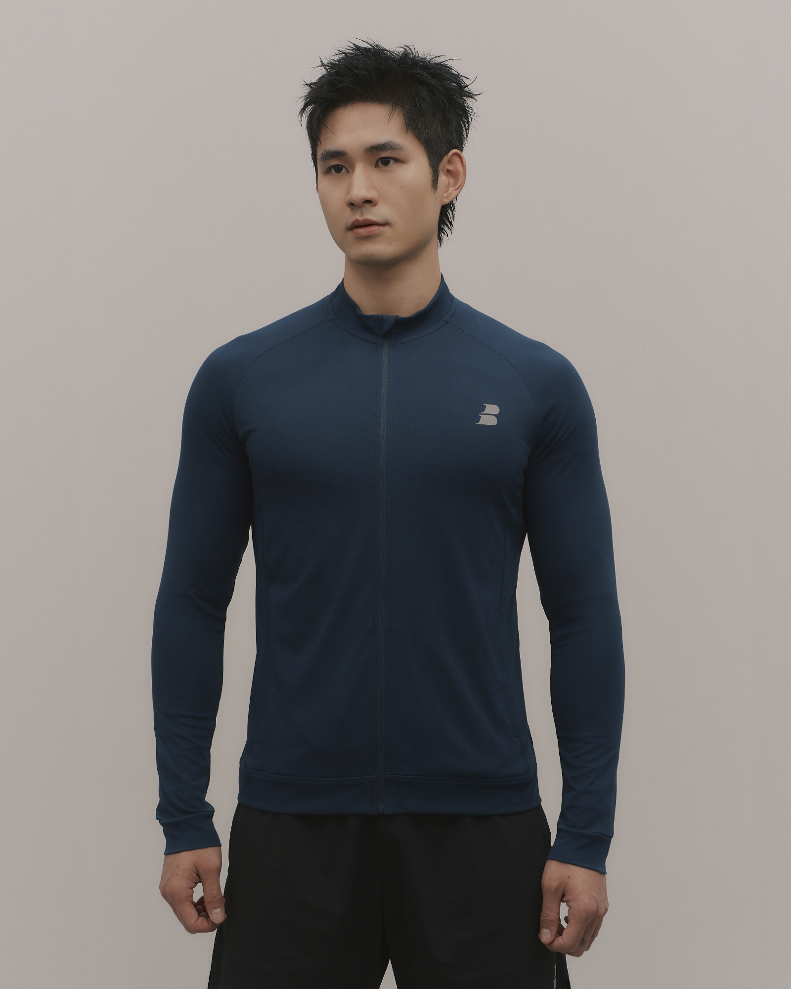 Apartment.b 男子公寓|GentleFlow|修身訓練外套 深海藍
