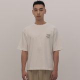 SilkyCotton|寬版T恤 等待愛情 純粹白