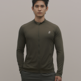 Apartment.b 男子公寓|GentleFlow|修身訓練外套 橄欖綠