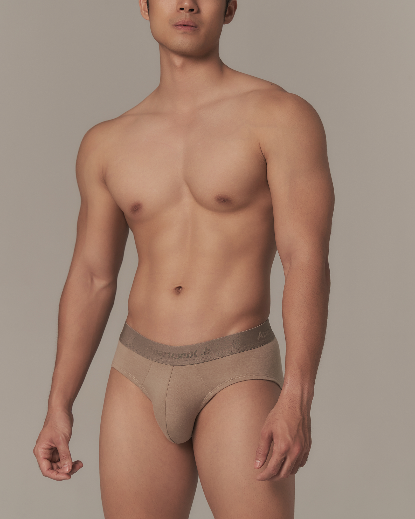 Apartment.b 男子公寓|Canvas 內著系列|Y版三角褲 麻卡其