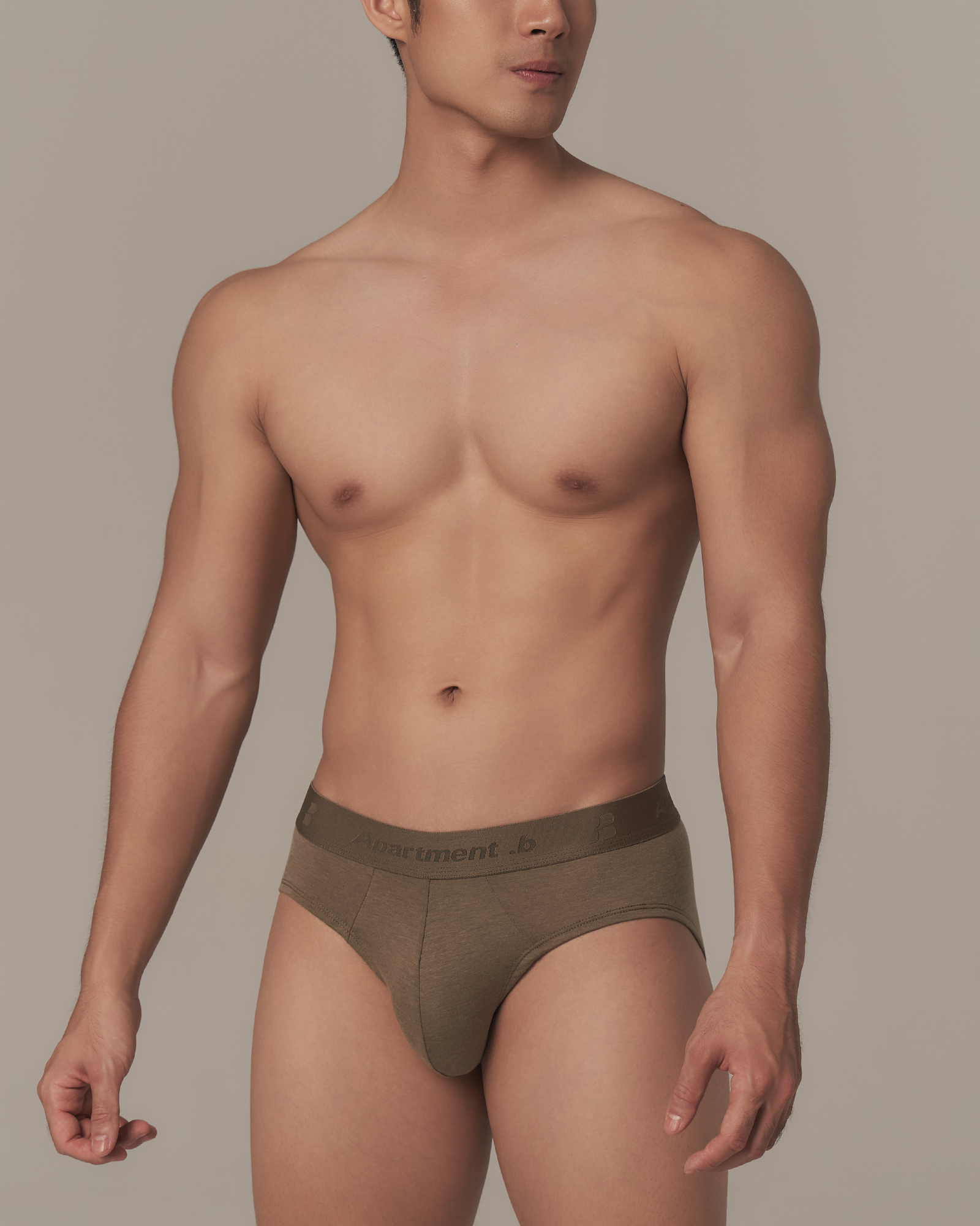 Apartment.b 男子公寓|Canvas 內著系列|Y版三角褲 麻綠