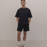 SilkyCotton|寬版T恤 公寓成員 海軍藍
