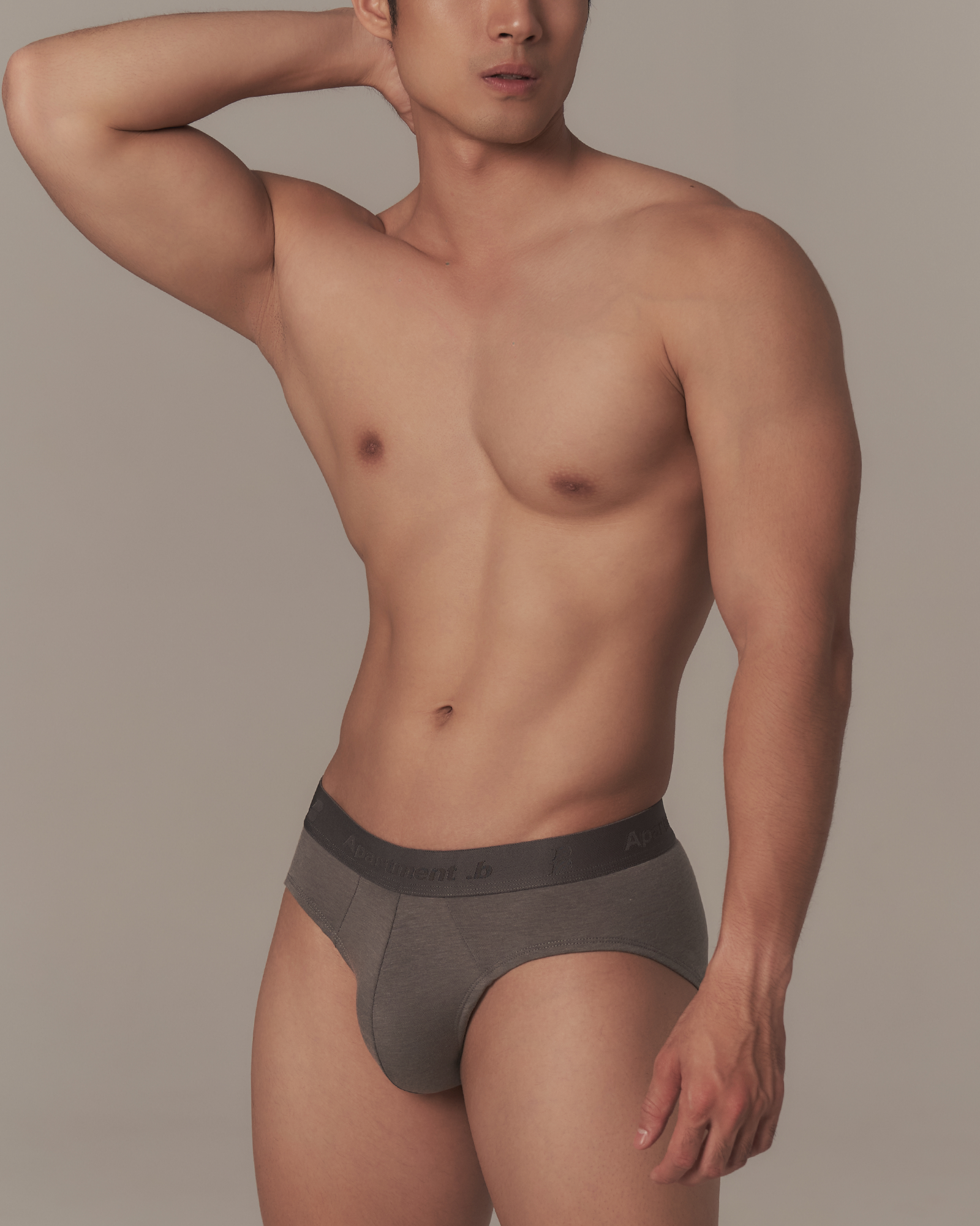 Apartment.b 男子公寓|Canvas 內著系列|Y版三角褲 麻灰