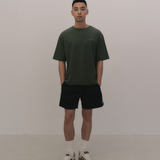 SilkyCotton|寬版T恤 公寓成員 梧桐綠