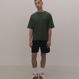 SilkyCotton|寬版T恤 公寓成員 梧桐綠