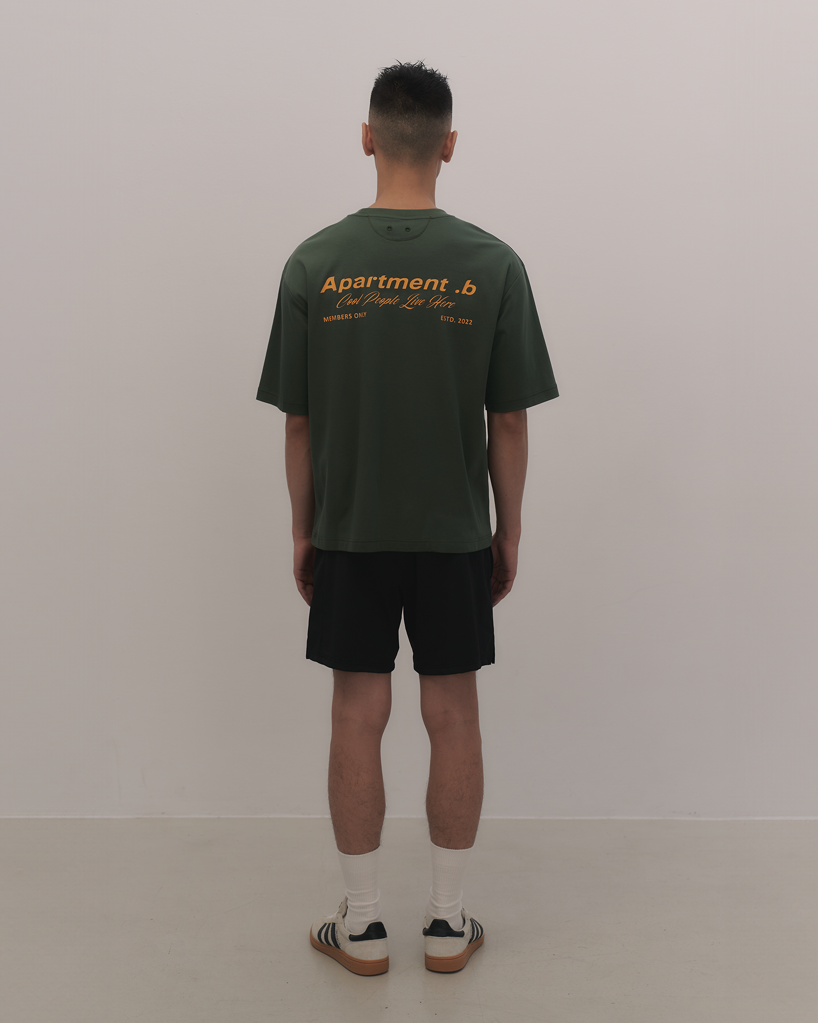 SilkyCotton|寬版T恤 公寓成員 梧桐綠
