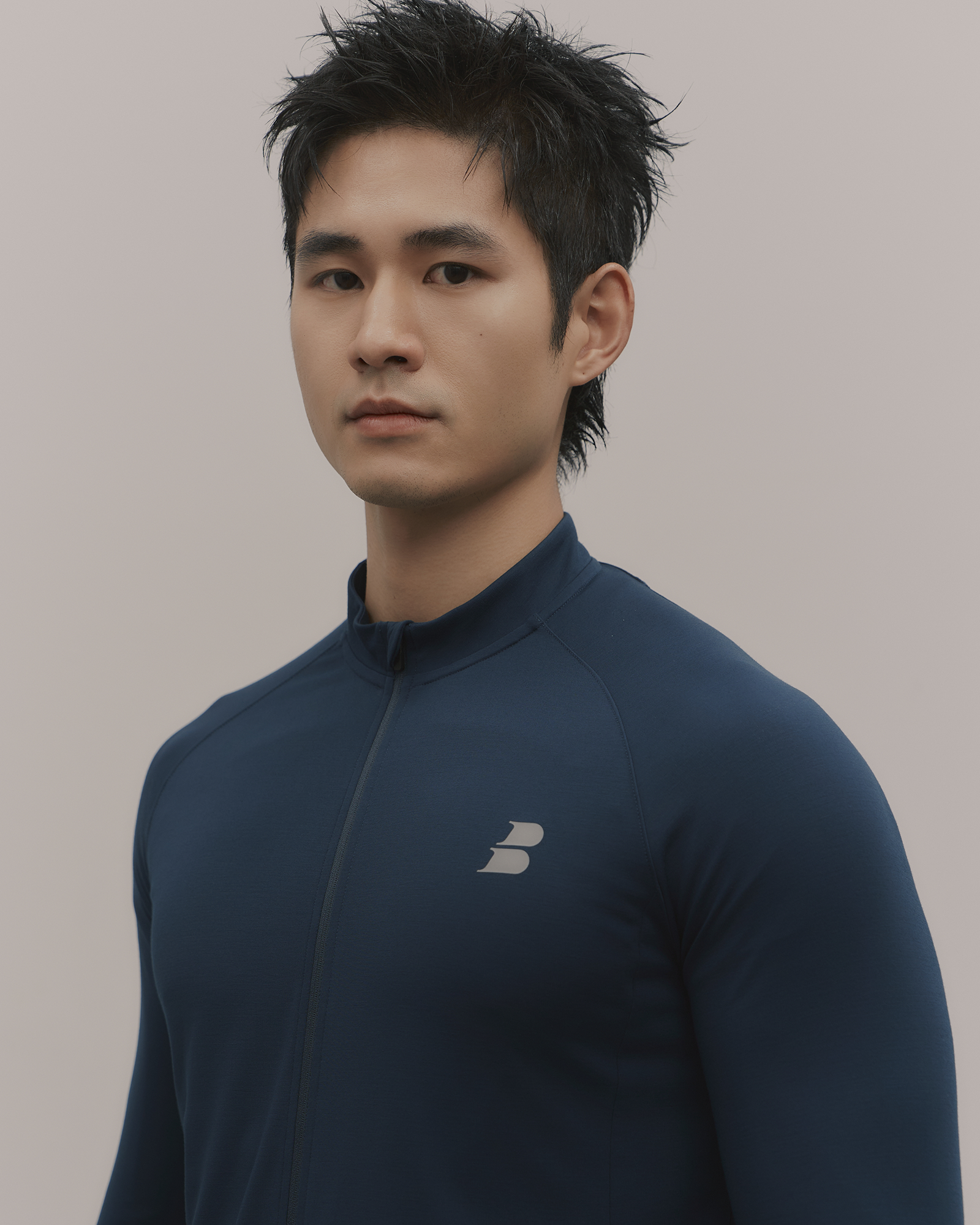 Apartment.b 男子公寓|GentleFlow|修身訓練外套 深海藍