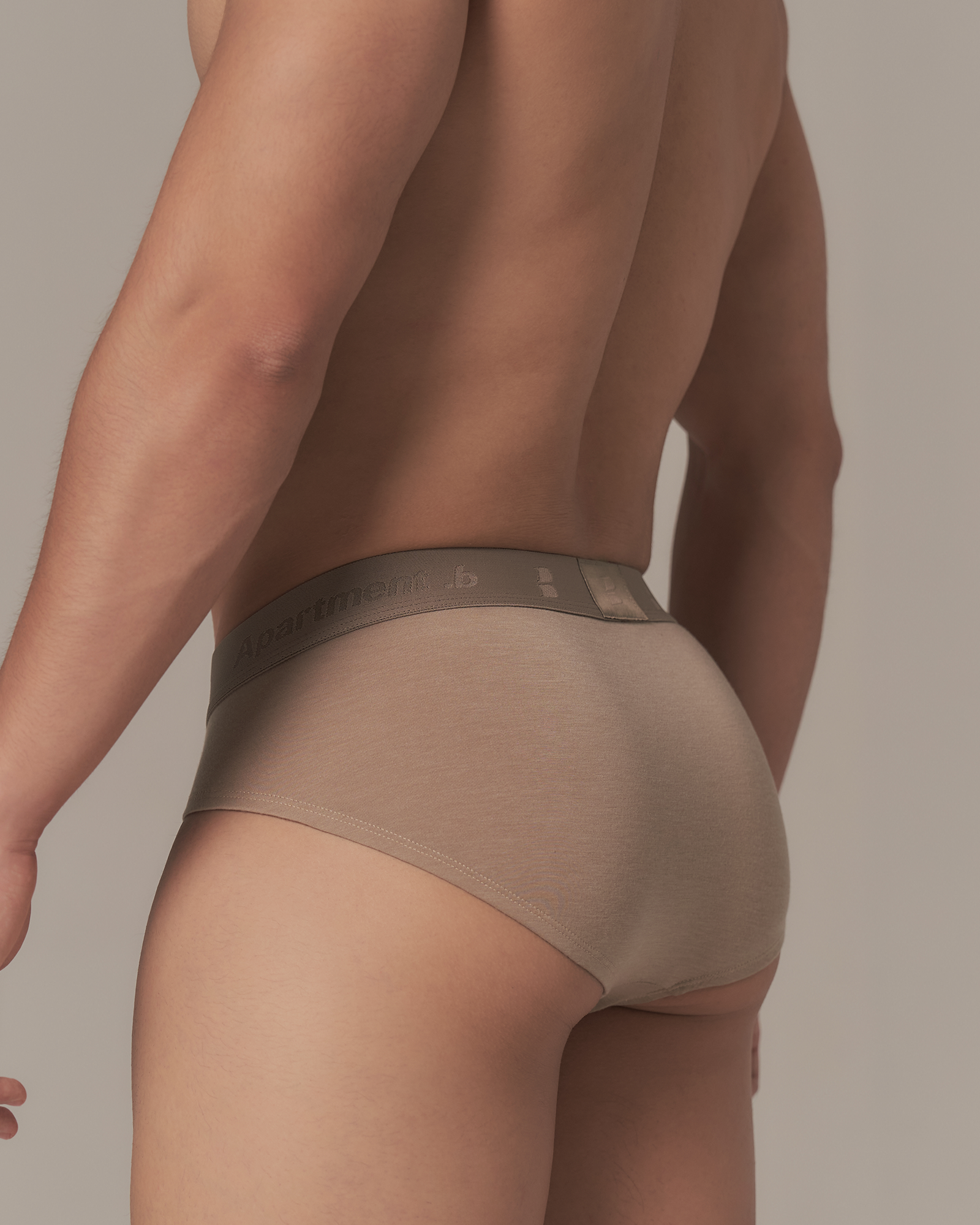 Apartment.b 男子公寓|Canvas 內著系列|Y版三角褲 麻卡其