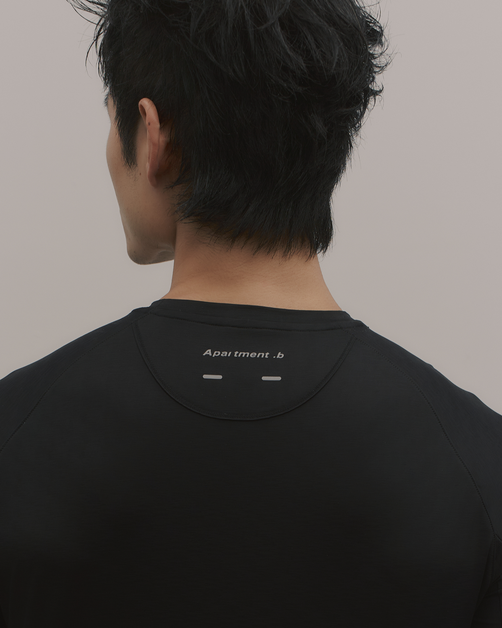 Apartment.b 男子公寓|WaveFlex|武士浪紋訓練長袖 純粹黑
