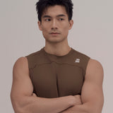 AirTouch-2｜武士訓練寬肩背心 摩卡棕