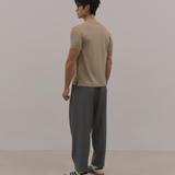 InvisiDry Dual｜藏汗雙面 修身圓領短袖 拿鐵棕