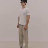 InvisiDry Dual｜藏汗雙面 修身圓領短袖 純粹白