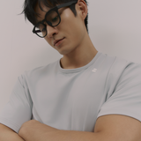 InvisiDry Dual｜藏汗雙面 寬版圓領短袖 冰河藍