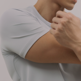 InvisiDry Dual｜藏汗雙面 修身圓領短袖 冰河藍