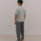 InvisiDry Dual｜藏汗雙面 寬版圓領短袖 冰河藍