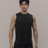 AirTouch｜武士訓練寬肩背心 純粹黑