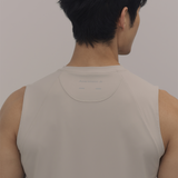 AirTouch｜武士訓練寬肩背心 杏仁灰
