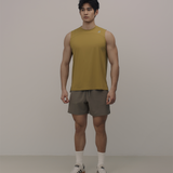 AirTouch｜武士訓練寬肩背心 芥末黃