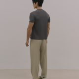 InvisiDry Waffle｜藏汗華夫 修身亨利短袖 霧鐵灰