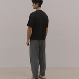 InvisiDry Waffle｜藏汗華夫 寬版亨利短袖 純粹黑