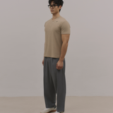 InvisiDry Waffle｜藏汗華夫 修身亨利短袖 拿鐵棕