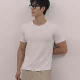 InvisiDry Dual｜藏汗雙面 修身圓領短袖 純粹白