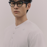 InvisiDry Waffle｜藏汗華夫 寬版亨利短袖 純粹白