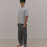 InvisiDry Waffle｜藏汗華夫 寬版亨利短袖 冰河藍